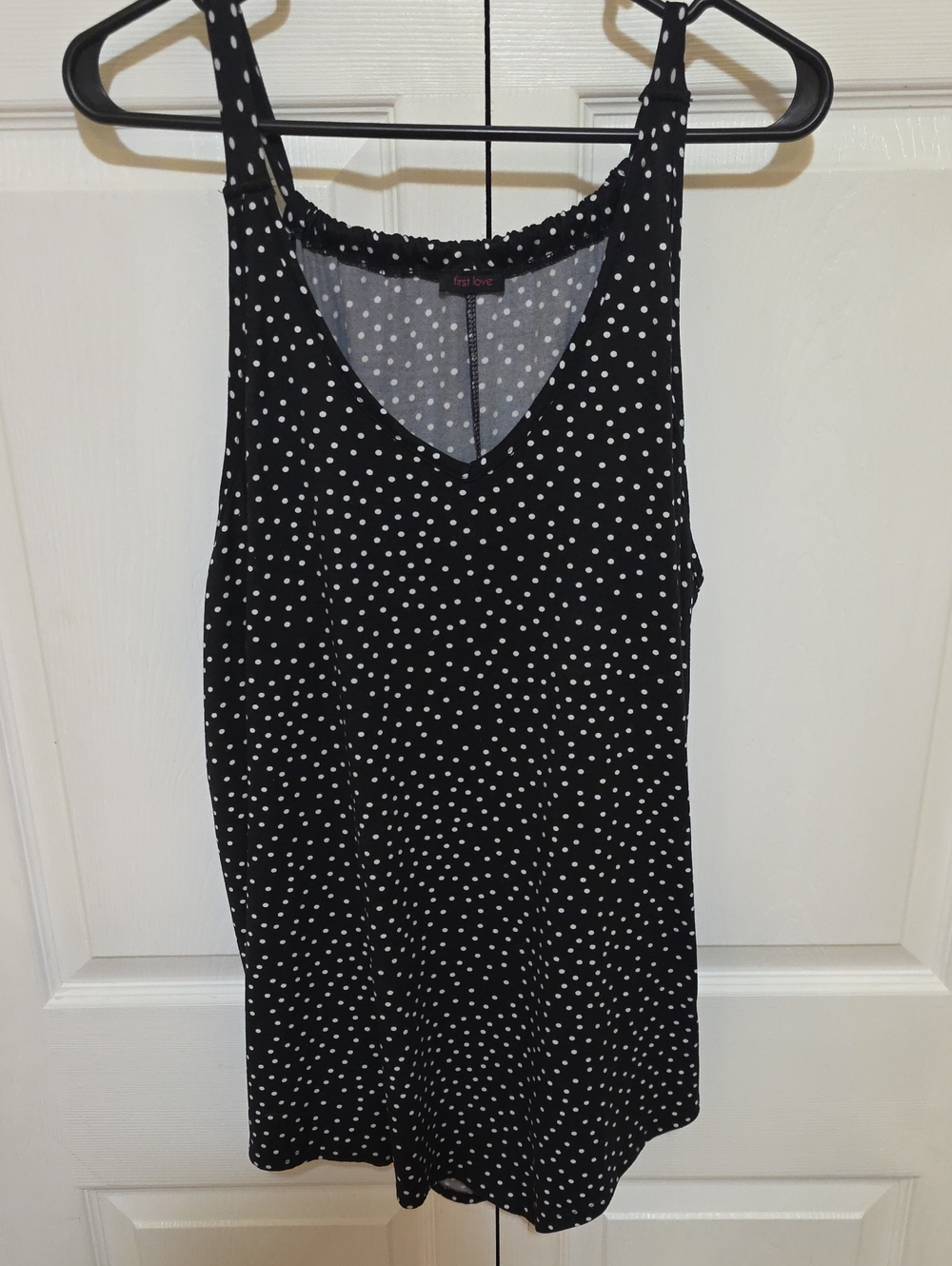 Black Polka Dot Tank
